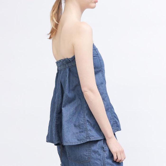 Áo quây denim /2402F01006