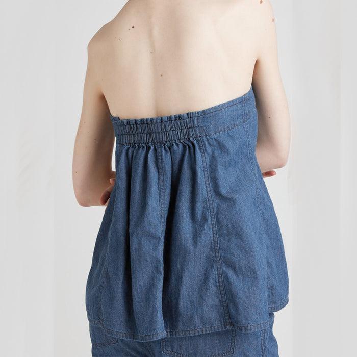 Áo quây denim /2402F01006