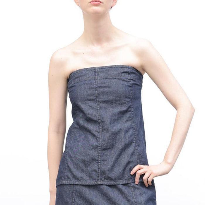 Áo quây denim /2402F01006