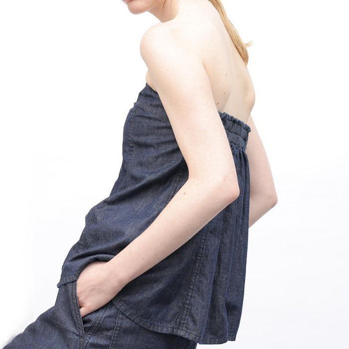 Áo quây denim /2402F01006