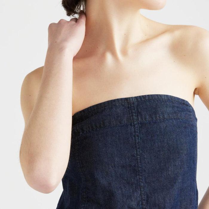 Áo quây denim /2402F01006