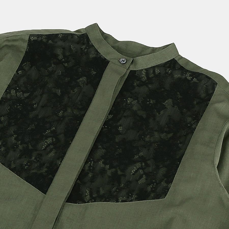 Áo sơ mi phối ren /FR01