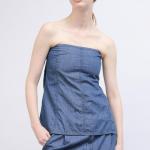Áo quây denim /2402F01006
