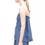 Áo quây denim /2402F01006