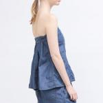 Áo quây denim /2402F01006